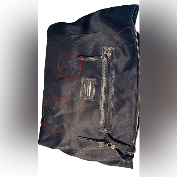 Gianni Chiarini Blk. Italian Leather handbag / crossbody bag. - Picture 4 of 16